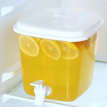 1.1 galonu Aukstā Ūdens Krūze Ūdens Krūzi Citronu Dzērājs ar Pieskarieties, lai aukstie Dzērieni, Ledus Tēja