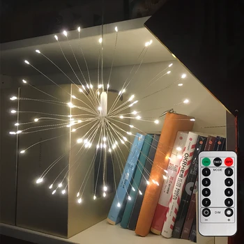 Akumulatora LED String Light tālvadības pults 8 režīmi DIY Uguņošanas Gaismas, Kāzu svinības, Svētku Ziemassvētku Gaismas Apdare