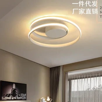 lampa griestu ziemeļvalstu dekoru guļamistaba gaismas apdares verlichting plafond led griestu lampas ēdamistaba gaismas griestus