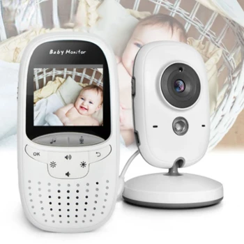 Baby Monitors VB602 IS Nakts Redzamības Temperatūras Uzraudzīt Šūpuļdziesmas Domofons VOX Režīms Video Baby Camera Walkie Talkie Aukle 0
