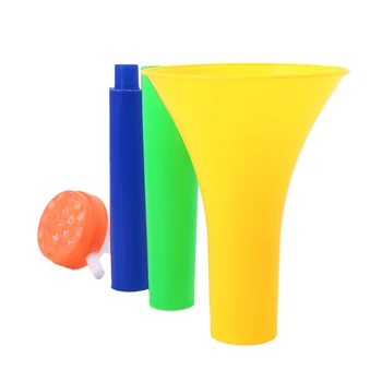 Mūzikas Instrumenti Noņemams Futbola Stadionā Uzmundrināt Ragi Eiropas Kausa Vuvuzela Karsējmeitenes Ragu Mazulis, Rotaļu Taures