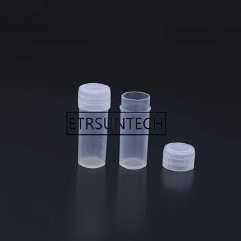 1000pcs/daudz 5ml Plastmasas Tableti Pudeli Tukšo Konteineru Uzglabāšanas Pudele Parauga Mēģenes Ar Vāku Tests 0