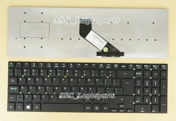 Jauno KF - Kanādas franču Clavier Tastatūras Acer Aspire E5-531 E5-531G E5-551 E5-551G E5-571 Portatīvo datoru , Melnā krāsā , Bez Rāmja 0