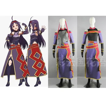 2012 Pasūtījuma izgatavotu Jaunas Ielidošanas Anime Zobens Mākslas Online ALO Konno Yuuki Apģērbs Cosplay Kostīms