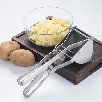 Nerūsējošā tērauda kartupeļu nospiediet kartupeļu, švīts, kartupeļu, švīts, augļu citronu sulu spiedi augu apdruka squeezer