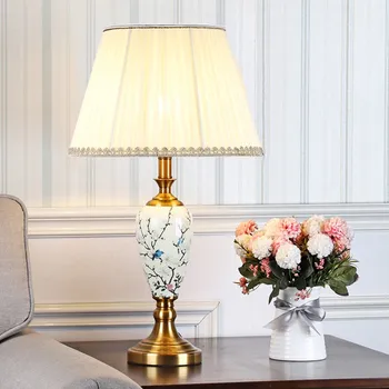 ORY Luksusa naktsgaldiņš Galda Lampa Balta Keramikas Mūsdienu LED Dekoratīvās Gaismas, Dzīvojamā Istaba, Guļamistaba, Ēdamistaba, Pētījums Birojs 0