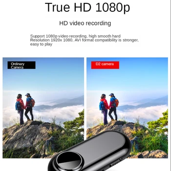 2022 D2 1080P Mini DV Kameru, Portatīvie Video Audio Diktofonu Mājas Drošības Novērošanas Monitors Videokameras Portatīvie Balss ieraksts 4