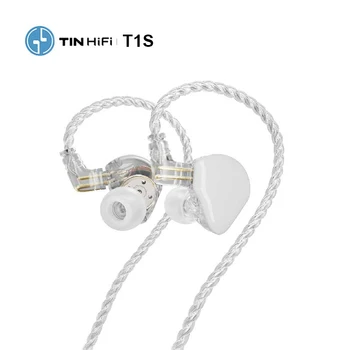 TINHIFI T1S 10mm Vadītāja Vienības 2PIN Maināmu Kabeli auss HiFi Pārnēsājamās Austiņas Krāsains Ivps T1PLUS T2 T3 0