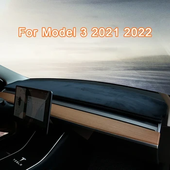 Par Tesla Model 3 2017 2018 2019 2020 2021 2022 Auto Paneļa Vāciņu Mat Izvairīties no Gaismas Kluči, Anti-UV Automašīnas Interjers 0