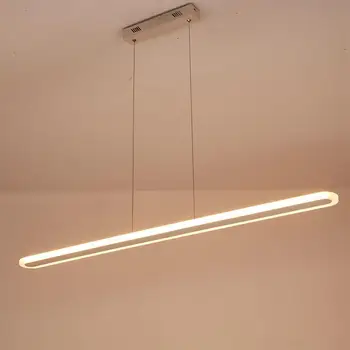 Klasē LED dekors gaismas darbu kulons lampas Biroju apgaismojums Taisnstūra Led Lentes bibliotēkā Akrila studiju Apgaismojums led luminaria 0
