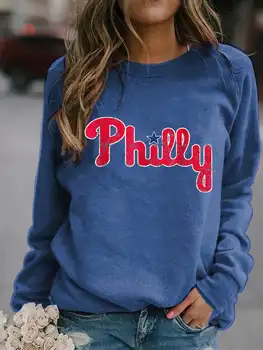 Sieviešu Filadelfijas Beisbola Philly sporta Krekls