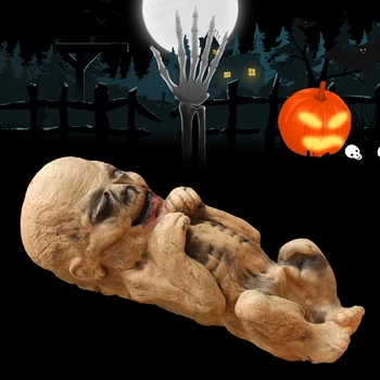Haunted Leļļu Masku Halloween Party Kostīms Izlikties, Spēlēt Grupa Krājumi Lateksa Mazgājams Māmiņa Lelle Izvairīties No Istabas Aksesuāri 3
