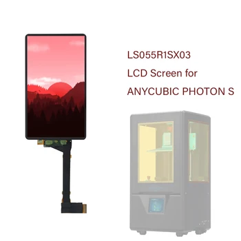 5.5 Collu LS055R1SX03 2K LCD Ar Stikla Appty, Lai ANYCUBIC Fotonu S 3D Printeri