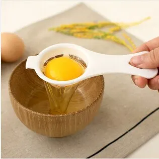 1pc Olu Seperatora Baltās olas Dzeltenums, Sijājot Turētājs Olu atdalītājs Olu Dalītājs Darbarīki Virtuves Piederumi